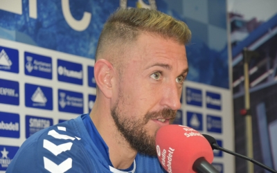 El capità Ángel Martínez, avui en roda de premsa | Críspulo Díaz